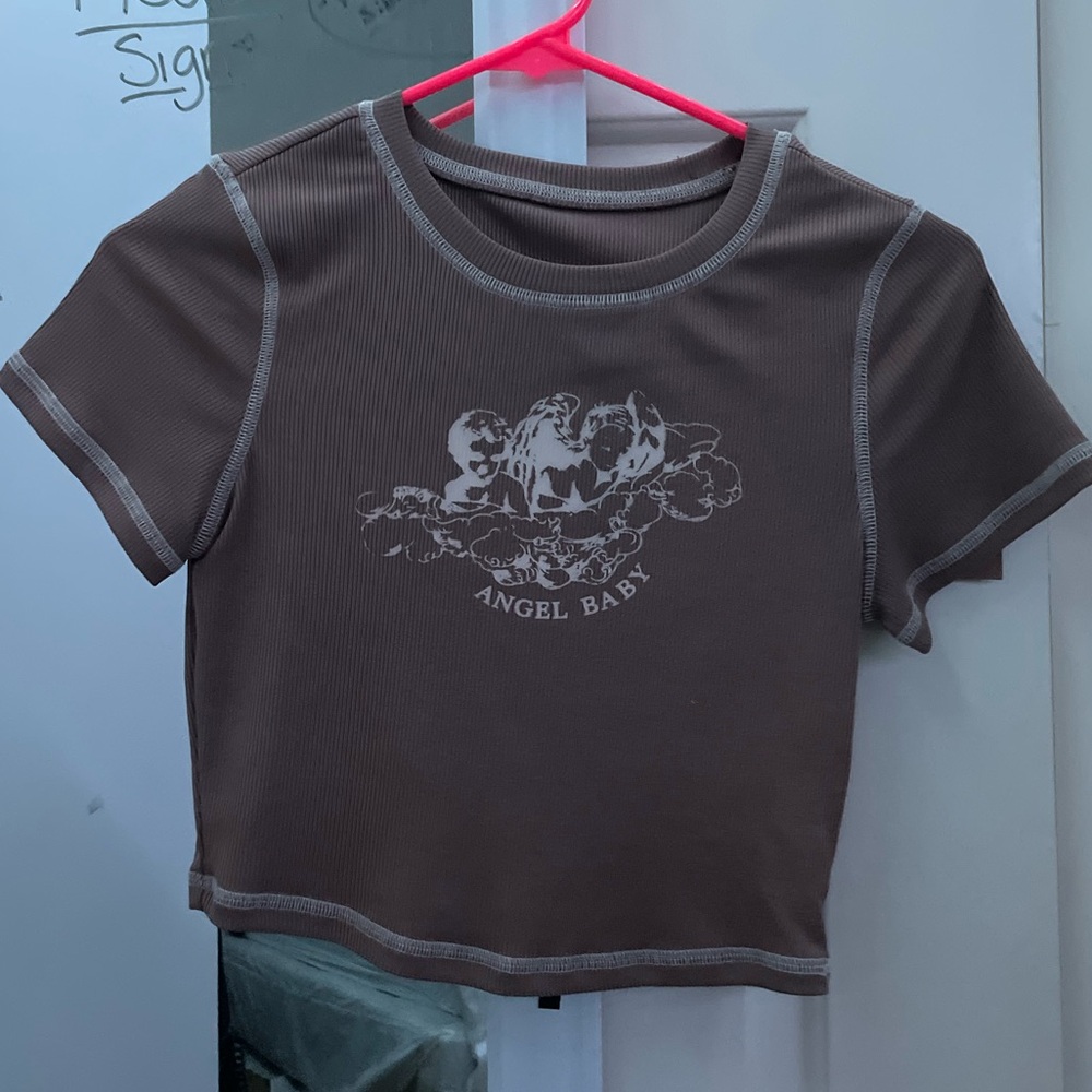 angel baby crop top